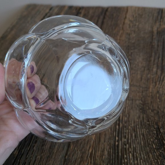 Royal Copenhagen crystal bowl in lotus shape. - Picture 8 of 9